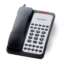 Teledex DCT2410, Opal Series 2.4GHz – Analog Cordless Phone, 2 Line, Black, Part# OPL933591