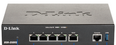 D-Link Unified Services VPN Router Services Router, 8 Gigabit Ports, 1 WAN, VPN, SS, Part# DSR-250V2