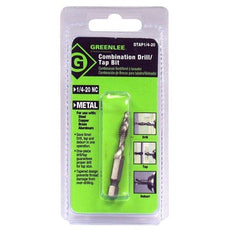 Greenlee DRILL/TAP,1/4-20  - Pack of 5 ~ Cat #: DTAP1/4-20