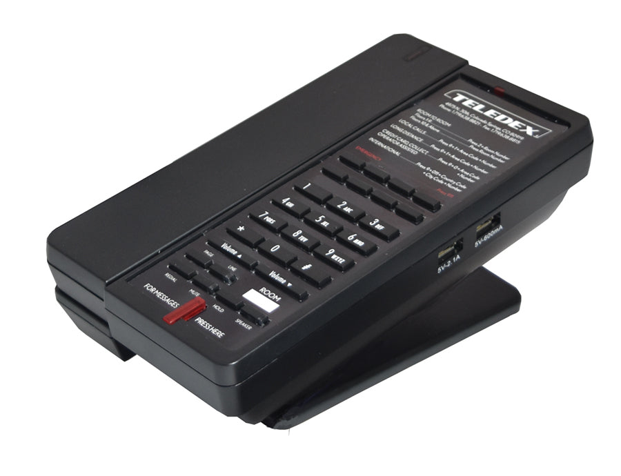 Teledex E103-8GSK, E Series USB 1.8GHz, 1 Line Analog Cordless- Black, Part# EA11318S8DU