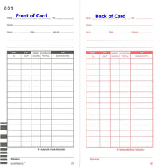 Compumatic E7 (7" 5000 per case) for Lathem 7000E/7500E Time Card, Part# E7 Case