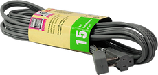 ENS 15 Foot Air Conditioner Cord / Appliance Extension Cord (Flat Cable), Part# EC1415AUL