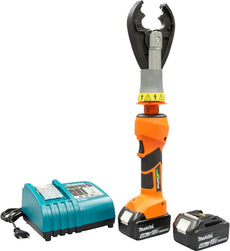 Greenlee 6 Ton Insulated In-line Crimper w/ CJD3BG Head and 230V Charger, Part# EK425VXDBG22