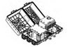 Suttle MDU, 24 SCA 3-6 PATCH/SPLICE 2 FANOUT, Part# SFIT-FH24AANBONNNN