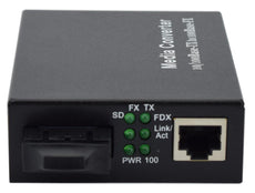 Syncom 10/100Base-T to 1000Base SC Media Converter, 1310nm, 2KM, Stock# FSC