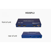 SPECO HDMI 1 to 2 Splitter- Res up to 4K, Part# HD2SPL2