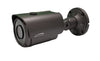 SPECO 2MP HD-TVI Black IR Bullet Camera, 2.8-12mm motorized lens, Grey Housing, Included Junction Box, Part# HTBIR1M