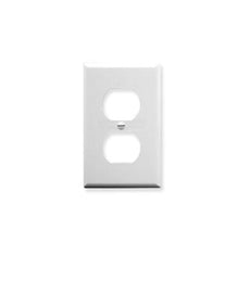 ICC Face Plate, Electrical, 1-Gang, White	, Part# IC106FP2-WH