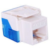 ICC CAT 5e EZ MODULAR CONNECTOR ~ RJ-45 keystone jack ~ ALMOND, Part# IC1078E5AL