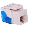 ICC Module, CAT-5e, EZ~ RJ-45 keystone jack ~ IVORY, Part# IC1078E5-IV