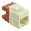 ICC Module, CAT 6, High Density, RJ-45 keystone jacks ~ ALMOND, Part# IC1078F6-AL