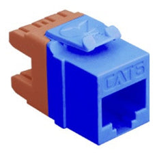 ICC Module, CAT 6, High Density, RJ-45 keystone jacks BLUE, Part# IC1078F6-BL