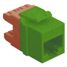 ICC Module, CAT 6, High Density, RJ-45 keystone jacks GREEN, Part# IC1078F6-GN