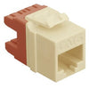 ICC Module, CAT 6, High Density, RJ-45 keystone jacks IVORY, Part# IC1078F6-IV