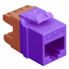 ICC Module, CAT 6, High Density, RJ-45 keystone jack, PURPLE, Part# IC1078F6-PR