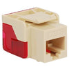 ICC Module, Cat 6, EZ, RJ-45 keystone jacks, ALMOND, Part# IC1078L6-AL