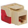 ICC Module, Cat 6, EZ, RJ-45 keystone jack, IVORY, Part# IC1078L6-IV