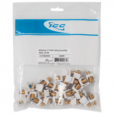 ICC Module, F-Type Gold Plated 3GHz, 25 Pack, Part# IC107BGDWH