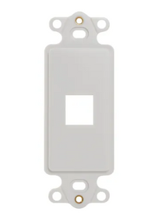 ICC Insert, Decorex, 1-Port, White, Part# IC107DI1-WH