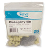 ICC MODULE, CAT 5E, EZ, 25 PK, IVORY, Part# IC107E5CIV NEW