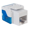 ICC Module, CAT5e, EZ, 10PK, Blue, Valuepack, 22~24 AWG, 568A/B Wiring, Part# IC107E5TBL