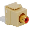 MODULE, RCA IDC, RED INSERT, IVORY