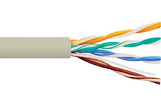 ICC Cat 5E 350 UTP Solid Cable, 24G, 4P, CMP, 1,000 FT, White, Part# ICCABP5EWH