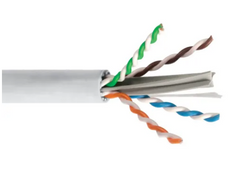 ICC Cat 6A UTP Solid Cable, 23G, 4P, CMP, 1,000 FT, White, Part# ICCABP6AWH