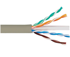 ICC Cat 6E, 600 UTP, Solid Cable, 23G, 4P, CMP, 1,000 FT, Grey, Part# ICCABP6EGY