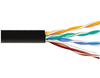 ICC Cat 6, 500 UTP, Solid Cable, 23G, 4P, CMR, 1,000 FT, Black, Part# ICCABR6VBK