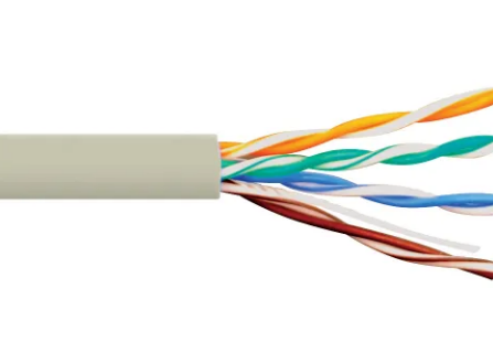 ICC Cat 6, 500 UTP, Solid Cable, 23G, 4P, CMR, 1,000 FT, White, Part# ICCABR6VWH