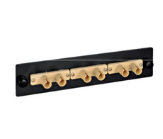 ICC Adapter Panel, 3 Duplex ST, MM, 6F, Beige, Part# ICFOPT16BK