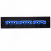 ICC Adapter Panel, 3 Duplex ST, SM, Ceramic, Blue, Part# ICFOPT26BK