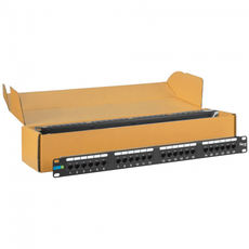 ICC Patch Panel, CAT 6, 24-Port, 1 RMS, 6 Pack of ICMPP02460, Part# ICMPP2460V