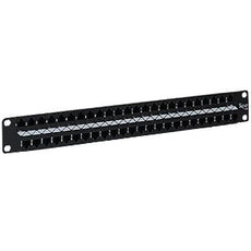 ICC Patch Panel, CAT 5E, Feed-Thru, 48-Port, 1RMS, Part# ICMPP48C51