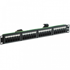 ICC Patch Panel, F/Telco, 6P4C, 24-Port, 1 RMS, Part# ICMPPTF244