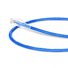 ICC Patch Cord, CAT 6, Clear Boot, Blue, 1', Part# ICPCST01BL