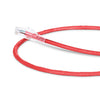 ICC Patch Cord, CAT 6, Clear Boot, Red, 1', Part# ICPCST01RD