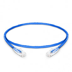 ICC Patch Cord, CAT 6, Clear Boot, Blue, 3', Part# ICPCST03BL