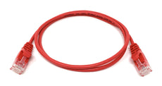 ICC Patch Cord, CAT 6, Clear Boot, Red, 3', Part# ICPCST03RD