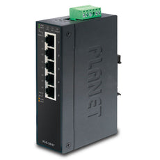 PLANET IGS-501T IP30 Slim type 5-Port Industrial Gigabit Ethernet Switch (-40 to 75 degree C), Stock# IGS-501T