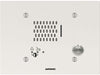 AIPHONE SIP Compatible 3-Gang Door Station, Part# IX-NVP