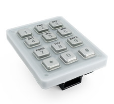 Doorbird Keypad Module with 12x stainless steel keys, for DoorBird D1101KH Classic, D1101KH Modern, D2101KV, D2101KH, D2101IKH and D2101FPBK, Part# 423866355
