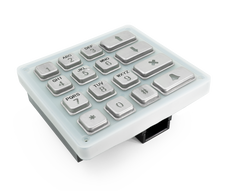 Doorbird Keypad Module with 16x stainless steel keys for DoorBird D21DKx, Part# 423860483