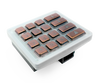 Doorbird Keypad module with 16x Stainless steel V4A, brushed, PVD coating with bronze-finish, keys for DoorBird D21DKx, Part# 423868168