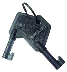 Compumatic Amano AJR-201150 PIX-10/15/21/28/55, TCX-45 (plastic key), Part# Key-Pix