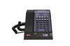 Teledex M200C10- M Series Clock, 2 Line Analog Corded Phone- Black, Part# MA20S10DC