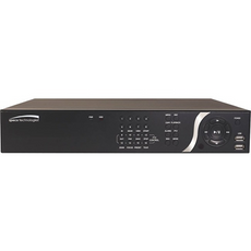 SPECO 16 Channel Network Server with POE, H.265, 4K- 40TB, Part# N16NU40TB