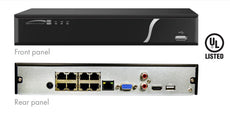 SPECO 8 Channel Network Video Server with POE - 3TB, Part# N8NLA3TB
