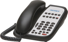 Teledex ND2210S, I Series – VoIP Corded Phone, 2 Line, Black, Part# IV120S10D3